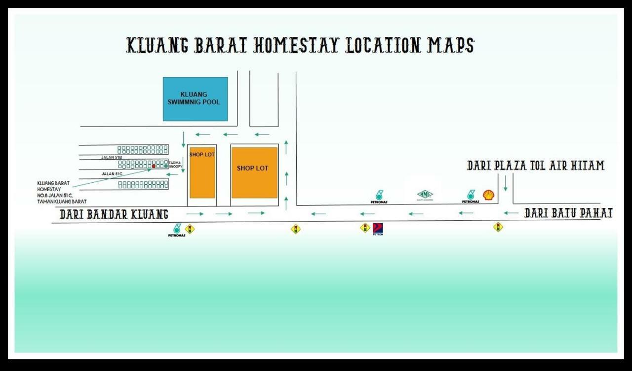 Kluang Barat Homestay Exterior foto